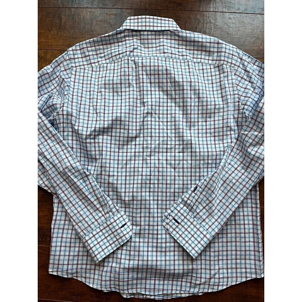 Untuckit Mens Buttons Down Casual Dress Shirt 100% Cotton Mens Size M - Picture 5 of 5